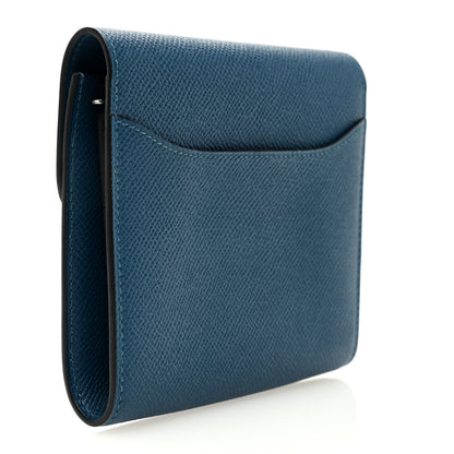 Hermes Epsom Constance Compact Passant Wallet Colvert 3 of 7