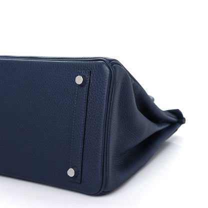 Hermes Togo Birkin 30 Bleu Nuit 10 of 11