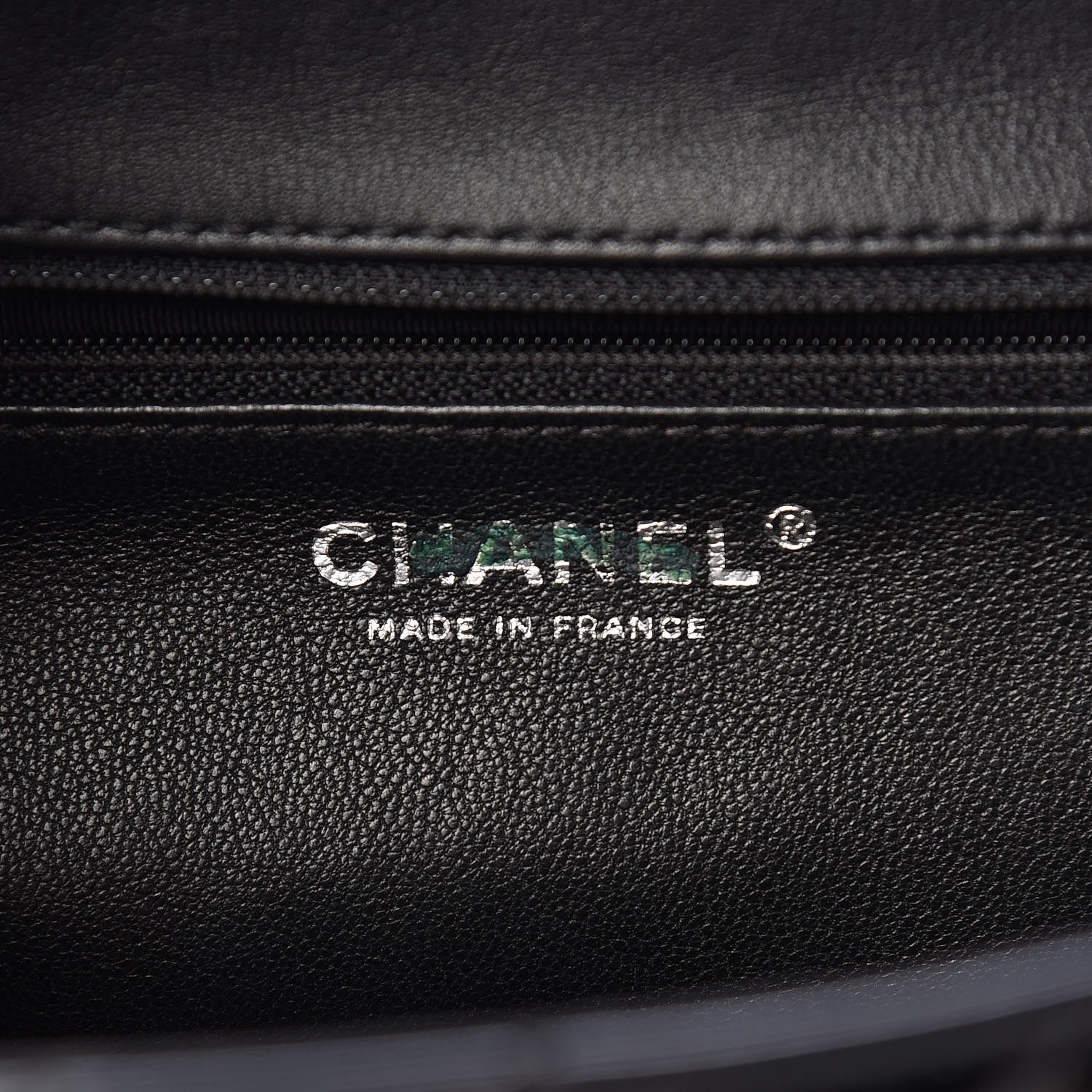 Chanel Patent Chevron Quilted Accordion Flap Black 6 of 10