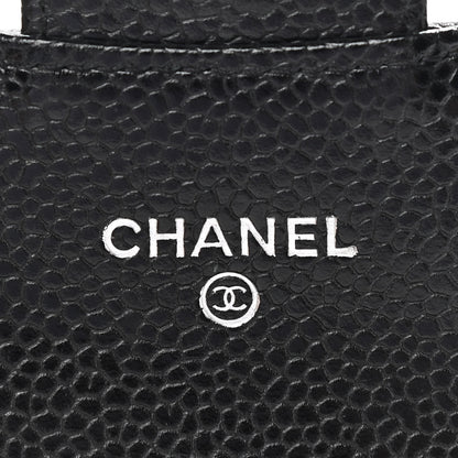 Chanel Caviar Quilted Flap Card Holder Black 6 of 8