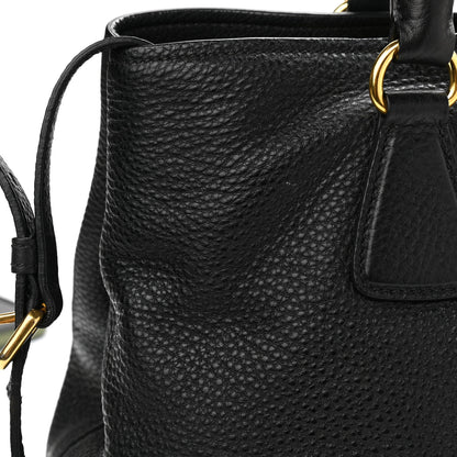 Prada Vitello Daino Tote Black 13 of 14