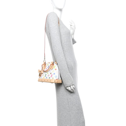 Louis Vuitton LV x TM Monogram Multicolor Alma BB White 2 of 10