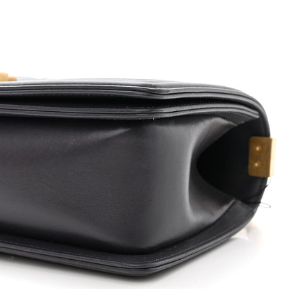Chanel Calfskin Quilted Medium Boy Flap Black 10 of 11