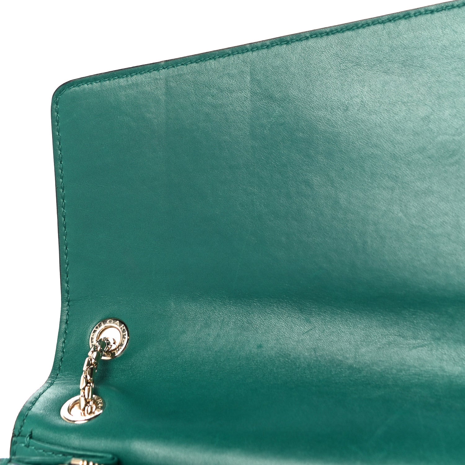 Bulgari Calfskin Serpenti Forever Shoulder Bag Emerald Green 14 of 19