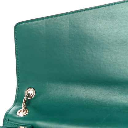 Bulgari Calfskin Serpenti Forever Shoulder Bag Emerald Green 14 of 19