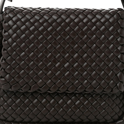 Bottega Veneta Nappa Intreccicio Padded Small Cobble Shoulder Bag Light Brown 8 of 10