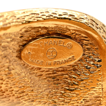 Chanel Metal Quilted CC Cuff Gold 4 of 4