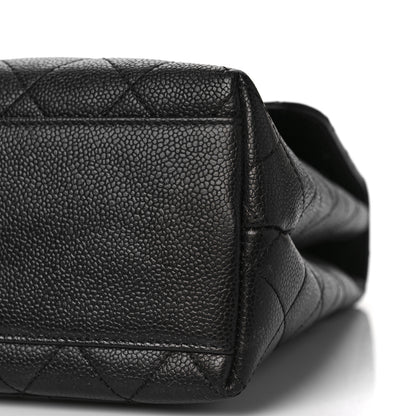 Chanel Caviar Quilted Jumbo Kelly Flap Black 9 of 9