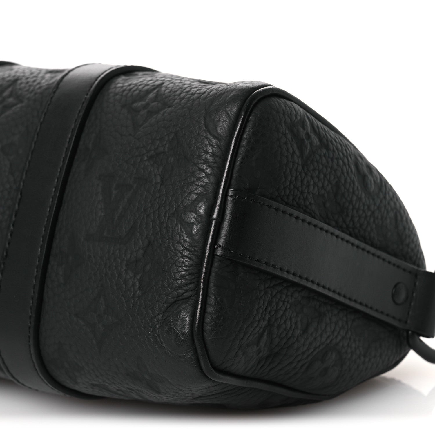 Louis Vuitton Monogram Taurillon Keepall Bandouliere 25 Black 8 of 9