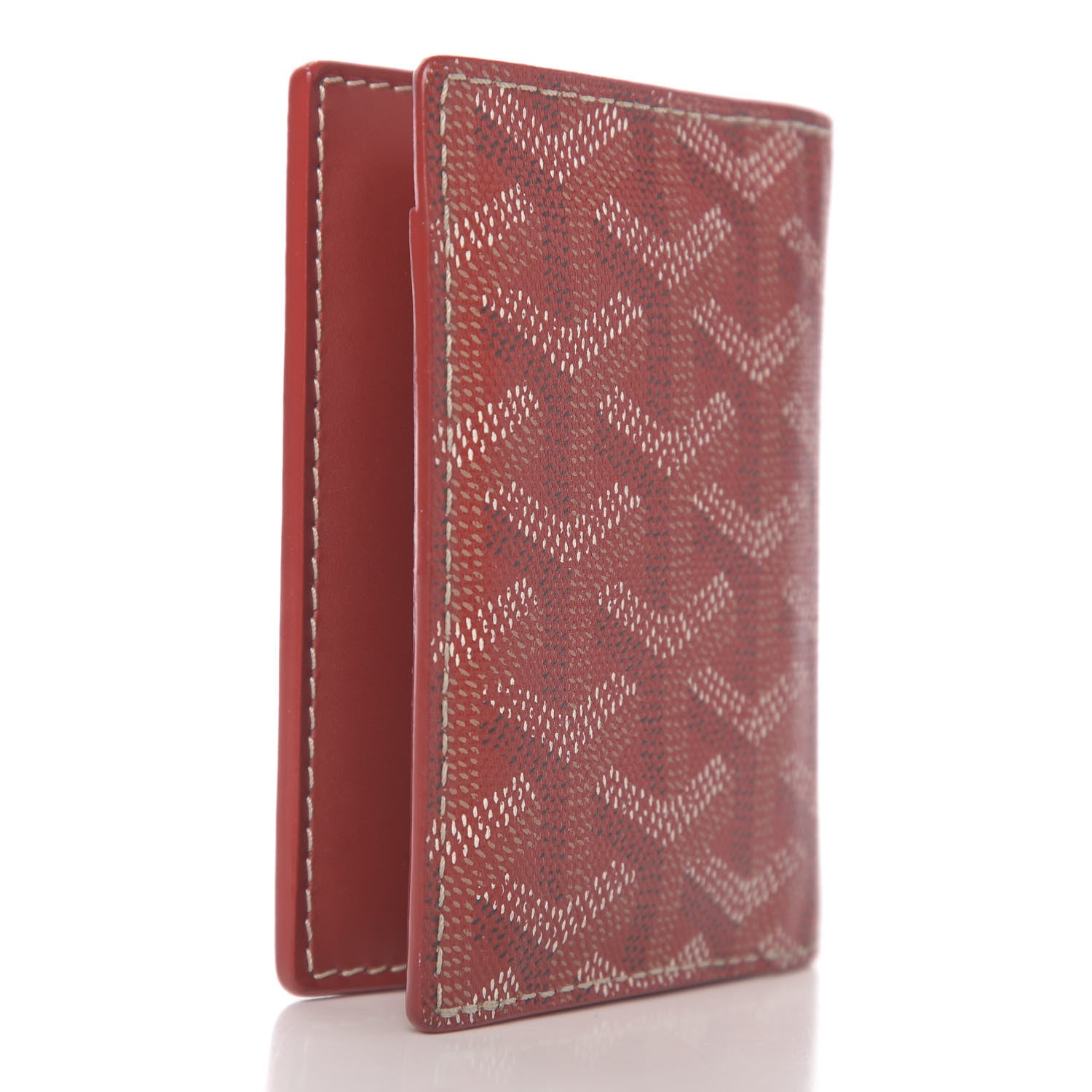 Goyard Goyardine Saint Marc Card Holder Red 3 of 6