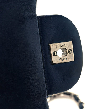 Chanel Lambskin Perforated Jumbo Double Flap Blue 7 of 11