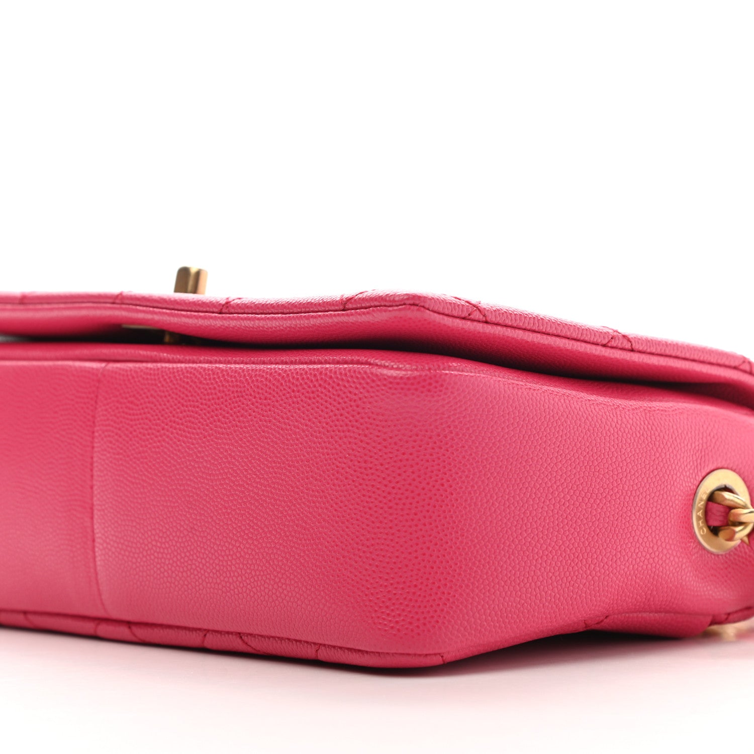 Chanel Caviar Quilted Small Fashion Therapy Flap Bag Dark Pink 10 of 10