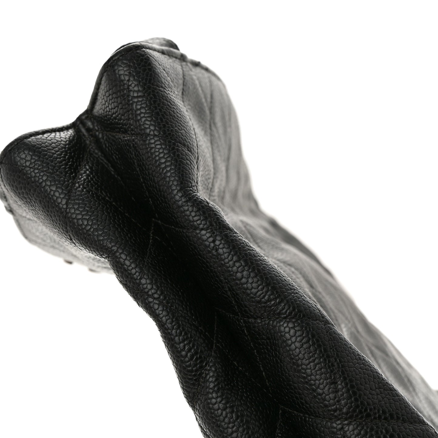 Caviar Quilted CC Shoulder Bag Black