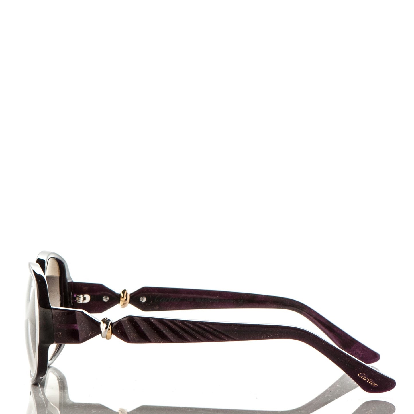Trinity Glitter Sunglasses 140 Dark Purple