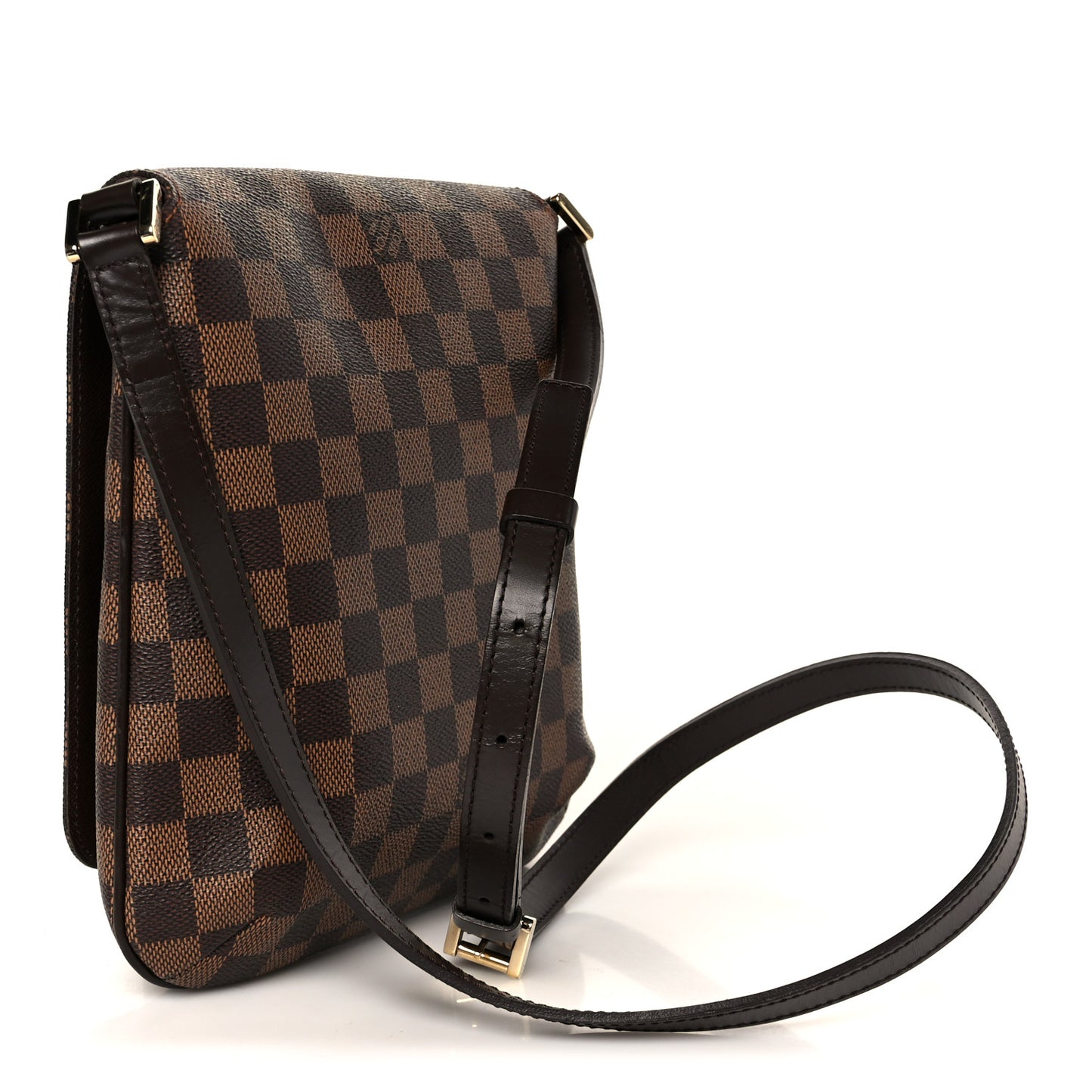 Damier Ebene Musette Salsa Long Strap