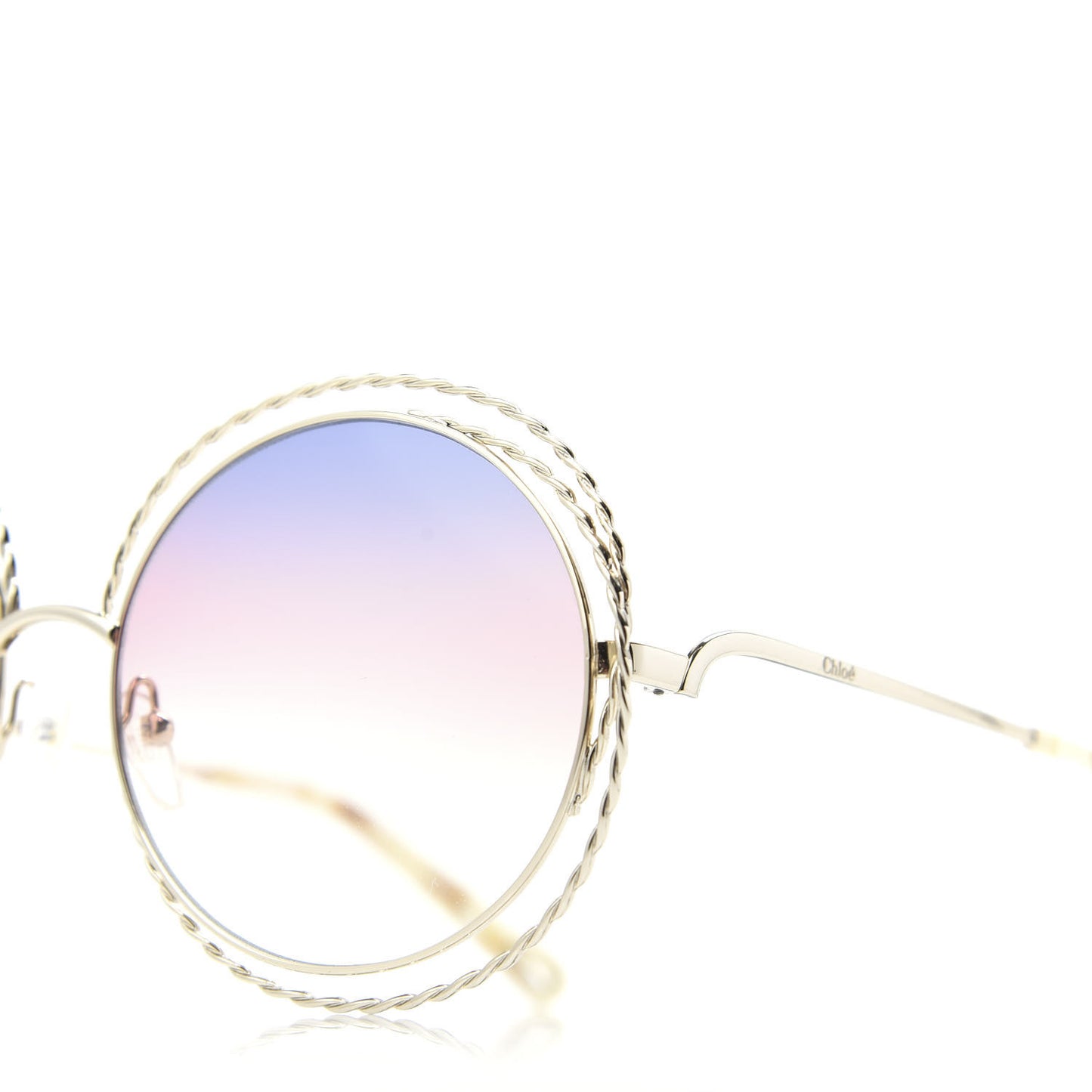Oversized Round Carlina Sunglasses CE114ST Rainbow