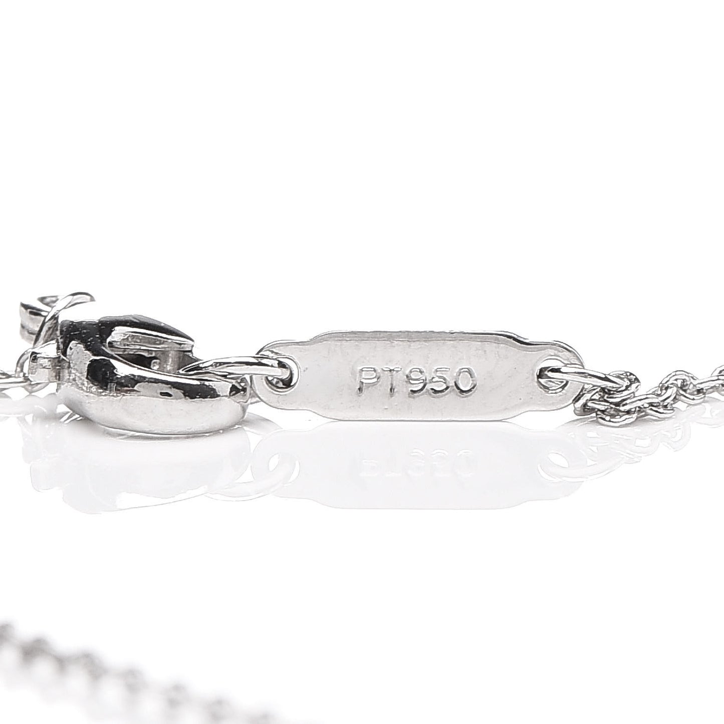 Platinum Diamond Hearts Bracelet