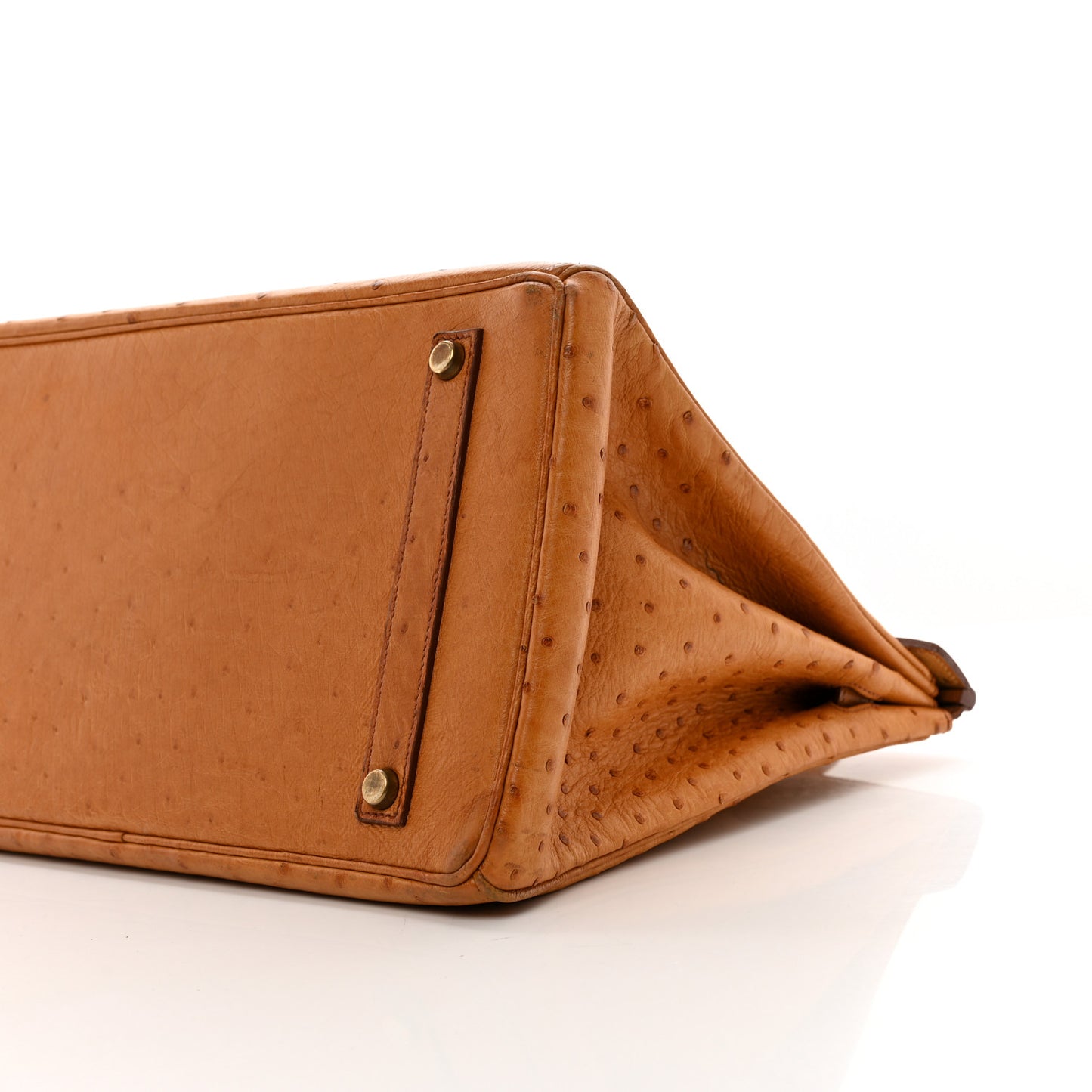 Ostrich Birkin 35 Gold