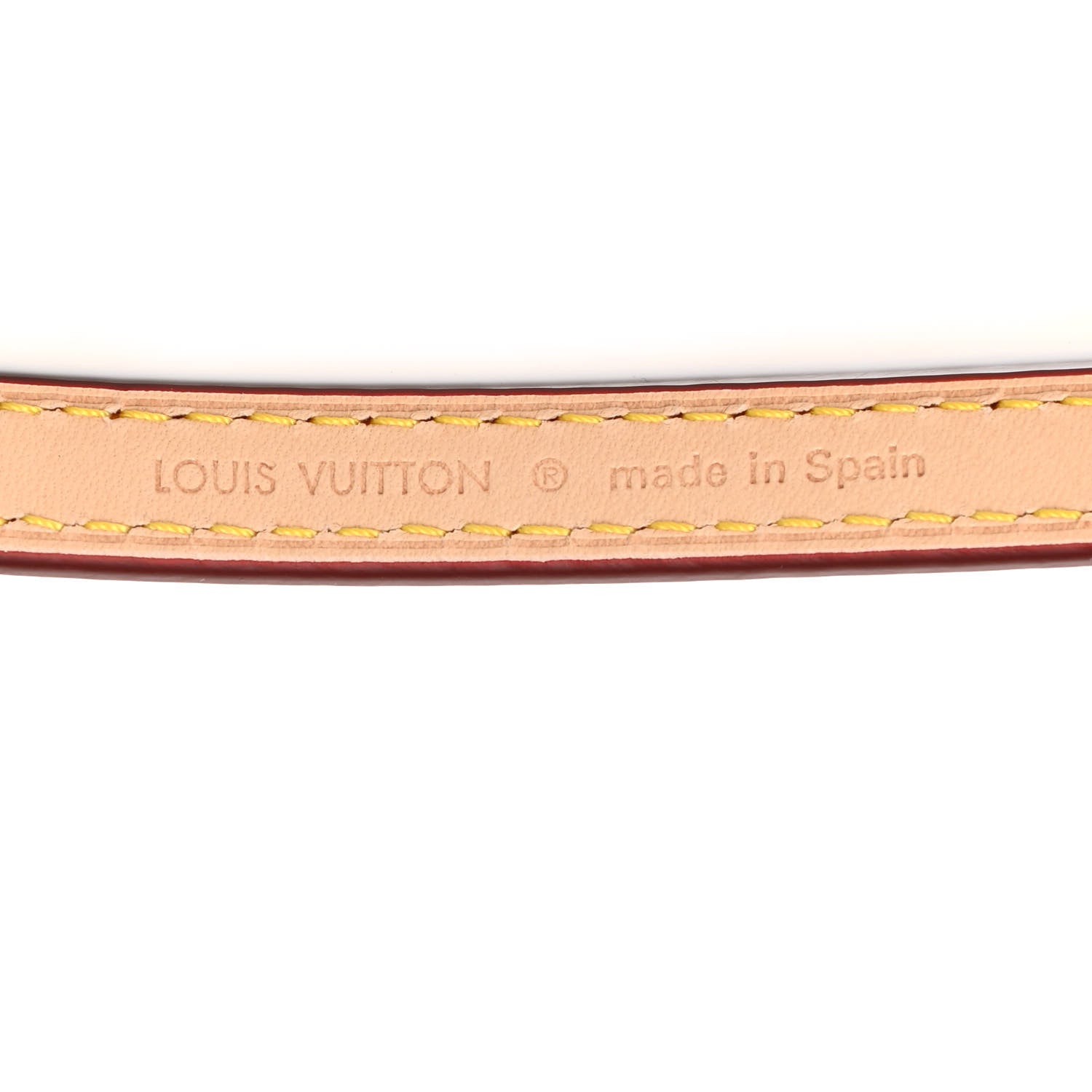 Louis Vuitton Vachetta 12mm Adjustable Shoulder Strap 3 of 5