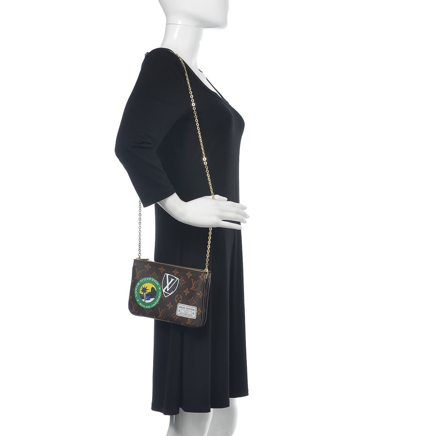 Monogram World Tour Double Zip Pochette