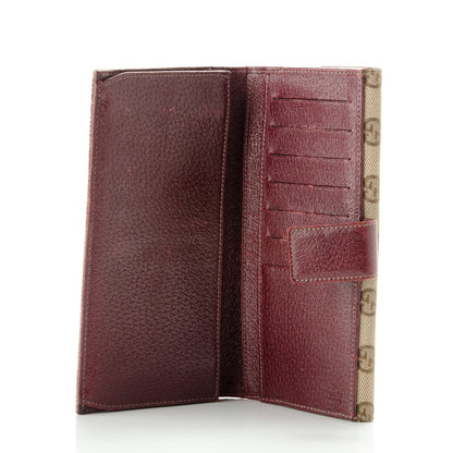 Gucci Monogram Horsebit Nail Continental Flap Wallet Brown 5 of 7