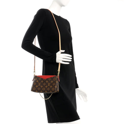 Louis Vuitton Monogram Pallas Clutch Cherry 2 of 7