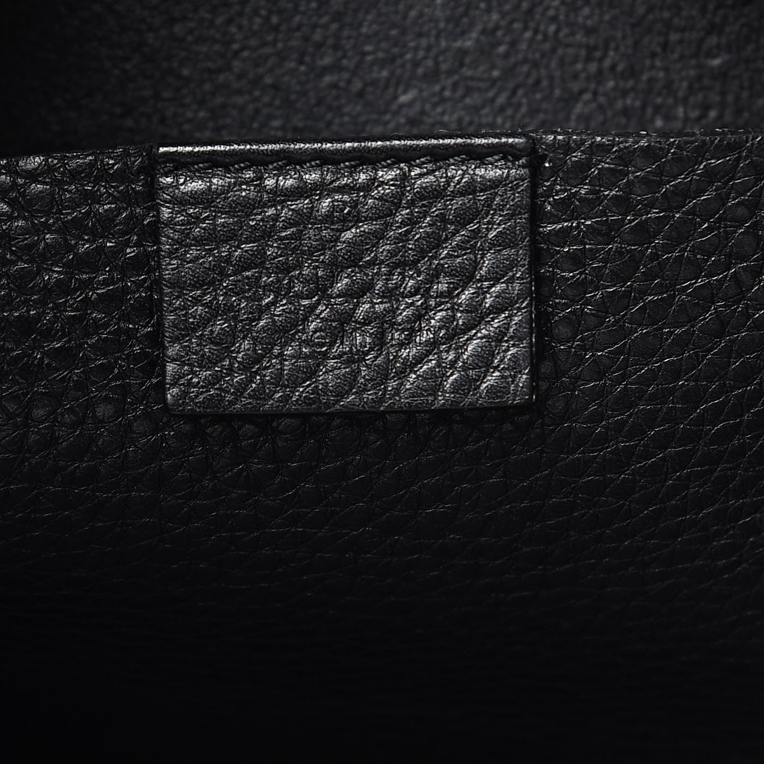 Gucci Calfskin Logo Tote Black 6 of 12