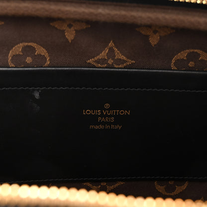 Louis Vuitton Calfskin Monogram Embossed Utility Bag Black 6 of 9