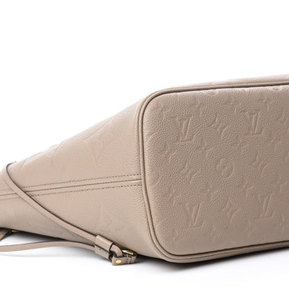 Louis Vuitton Empreinte Monogram Giant Neverfull MM Tourterelle 6 of 9