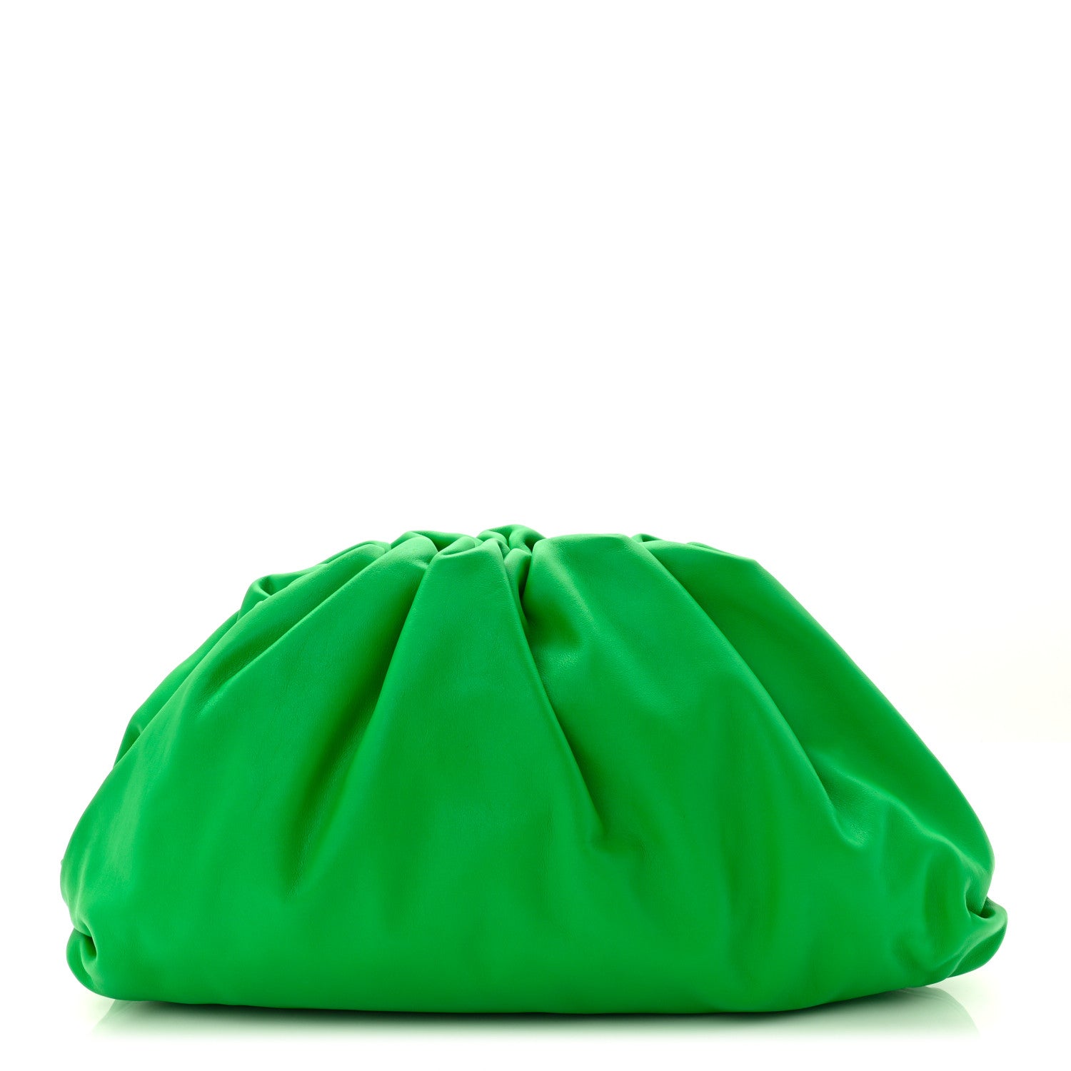 Bottega Veneta Smooth Butter Calf The Pouch Oversized Clutch Parakeet 2 of 30