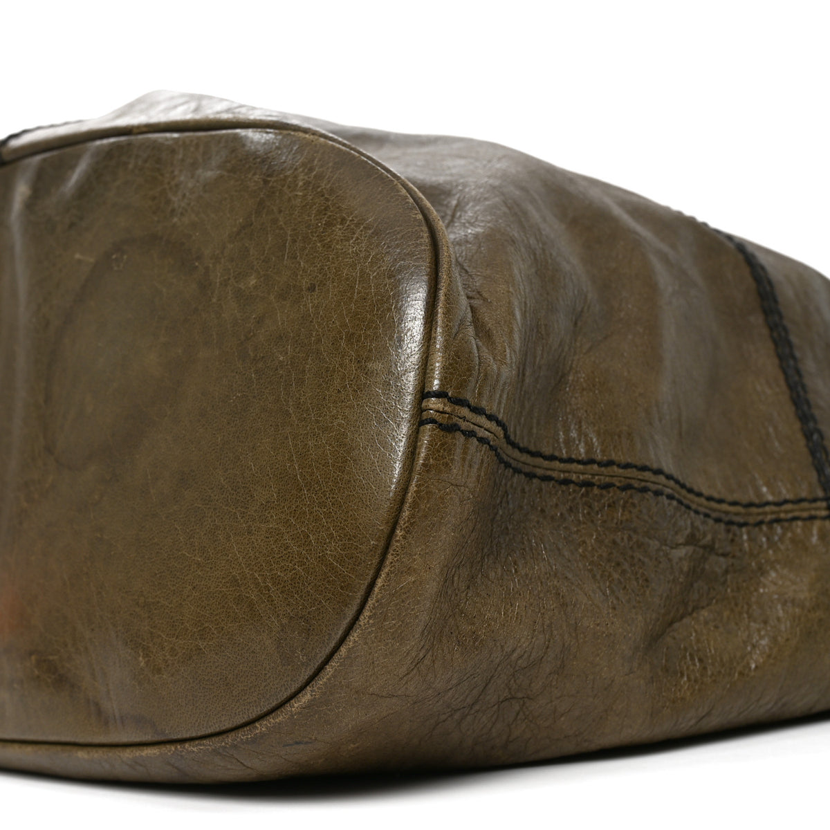 Givenchy Wrinkled Lambskin Medium Nightingale Light Khaki 10 of 11