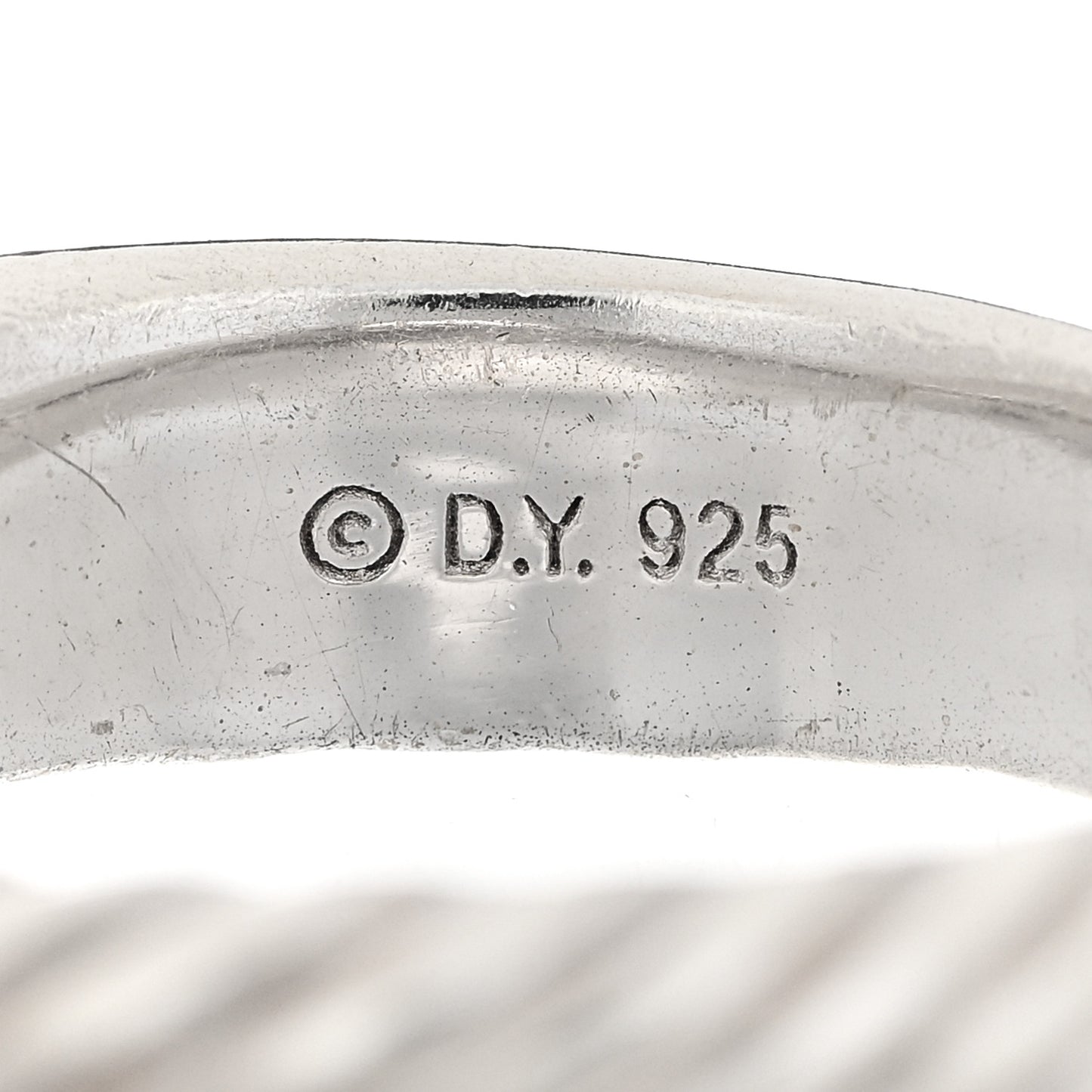 Sterling Silver Diamond 5mm Crossover Ring 52 6