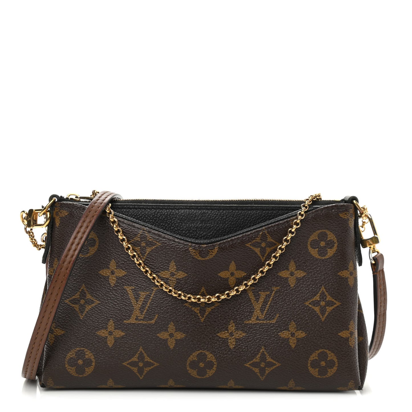 Monogram Pallas Clutch Black