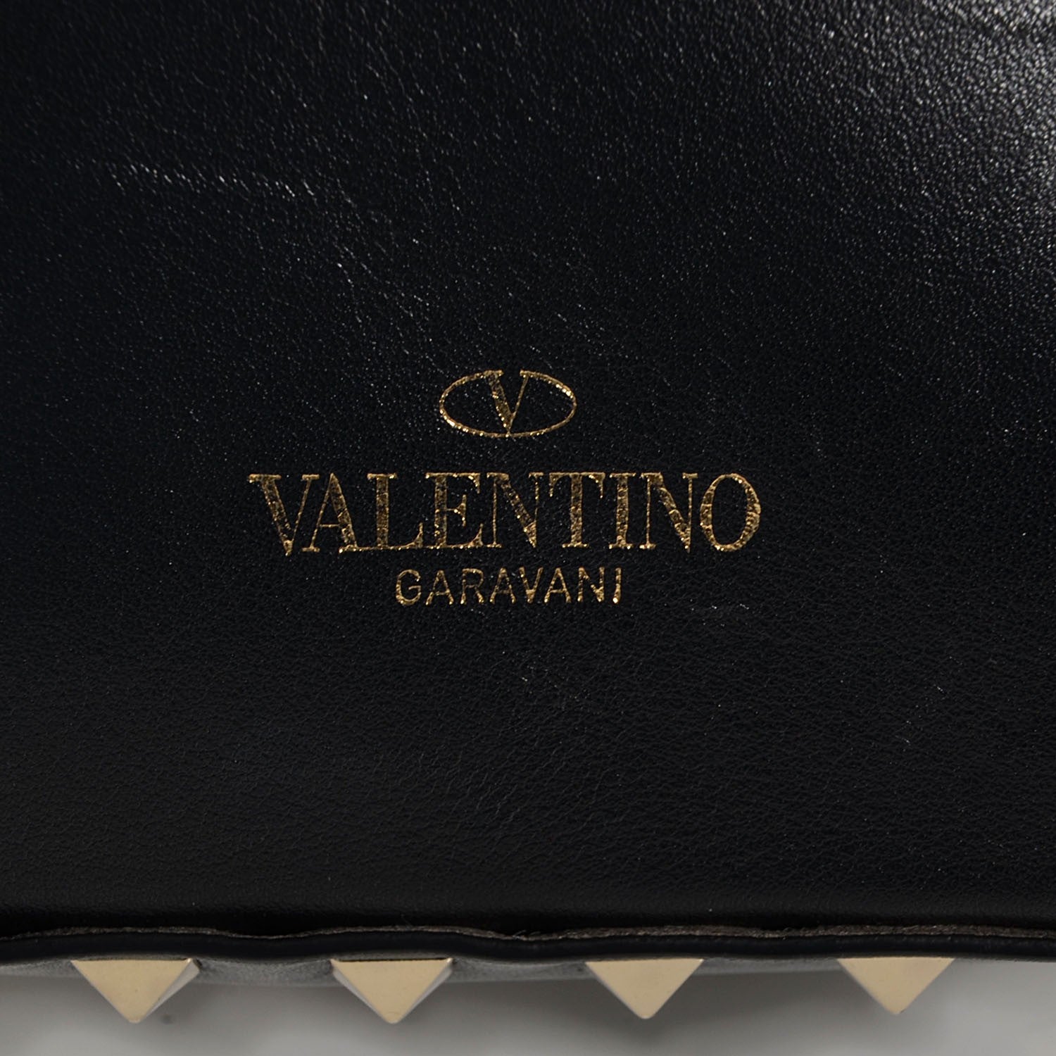 Valentino Garavani Calfskin Mini Rockstud All Over Backpack Black 8 of 8
