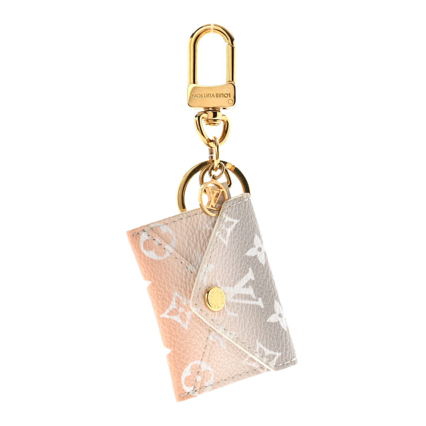 Monogram By The Pool Kirigami Pouch Key Holder Bag Charm Brume