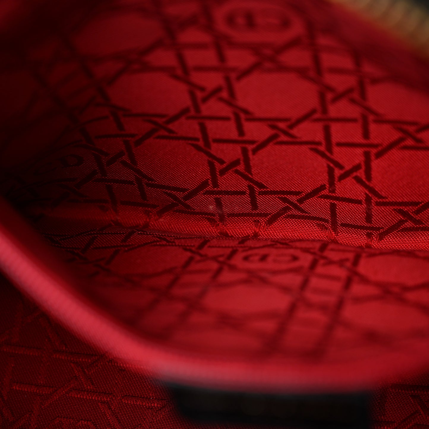 Lambskin Cannage Medium Lady Dior Black