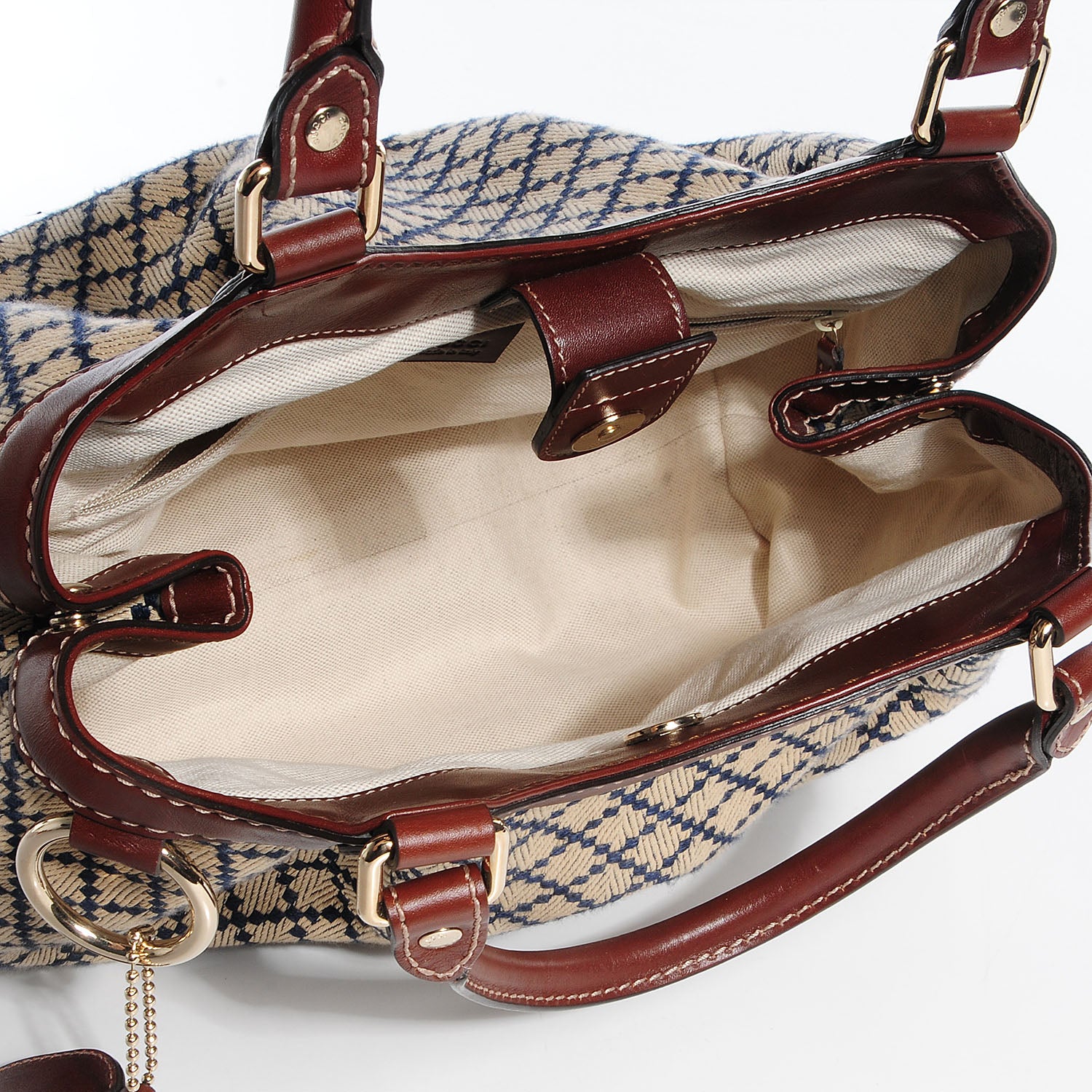 Gucci Diamante Medium Sukey Tote Brown 6 of 8