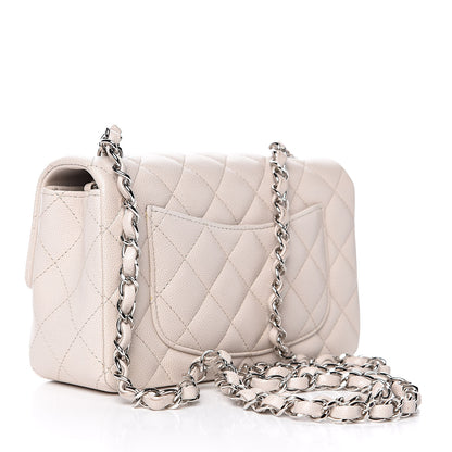 Chanel Caviar Quilted Mini Rectangular Flap Ivory 3 of 11