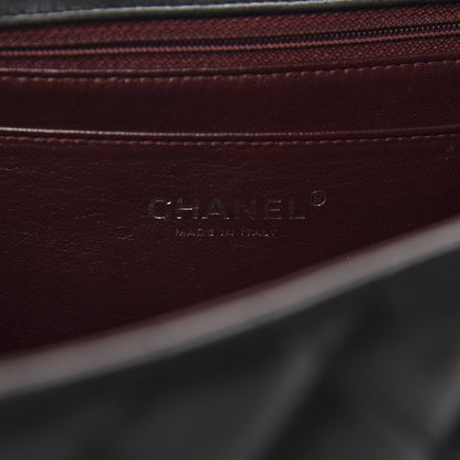 Chanel Lambskin Quilted Jumbo Single Flap Black 10 of 12