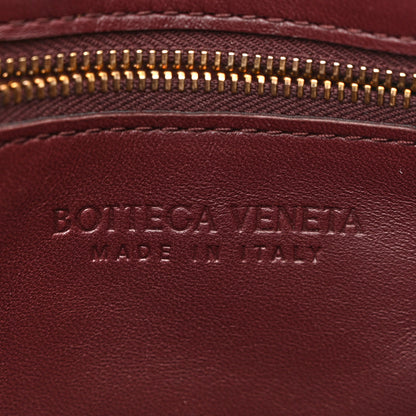 Bottega Veneta Grained Calfskin Maxi Intrecciato Cassette Crossbody Bag Bordeaux 6 of 10