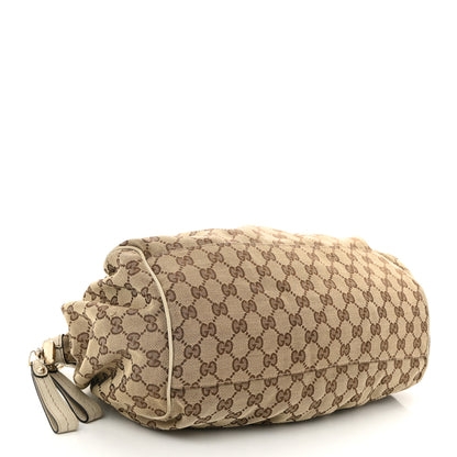 Gucci Monogram Medium Sukey Boston Off White 4 of 13