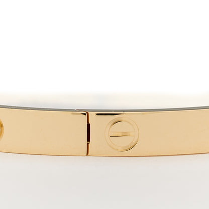 Cartier 18K Yellow Gold Medium LOVE Bracelet 17 5 of 8
