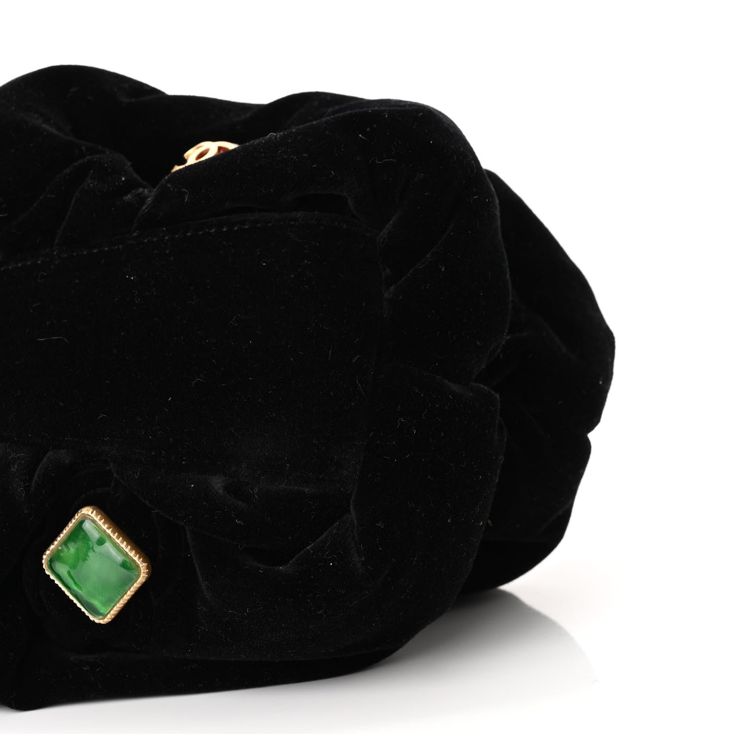 Chanel Resin Velvet Kiss Lock Clutch Black 1189991 – FASHIONPHILE