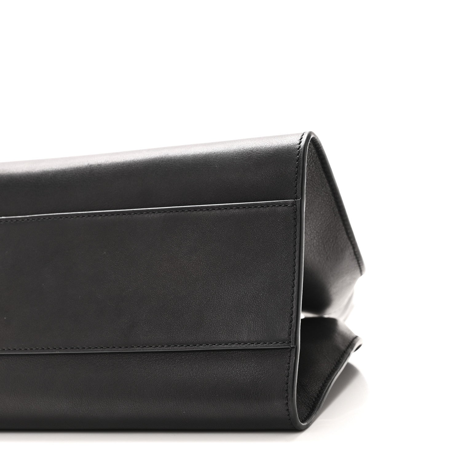 The Row Smooth Calfskin Peggy Bag Black 9 of 9