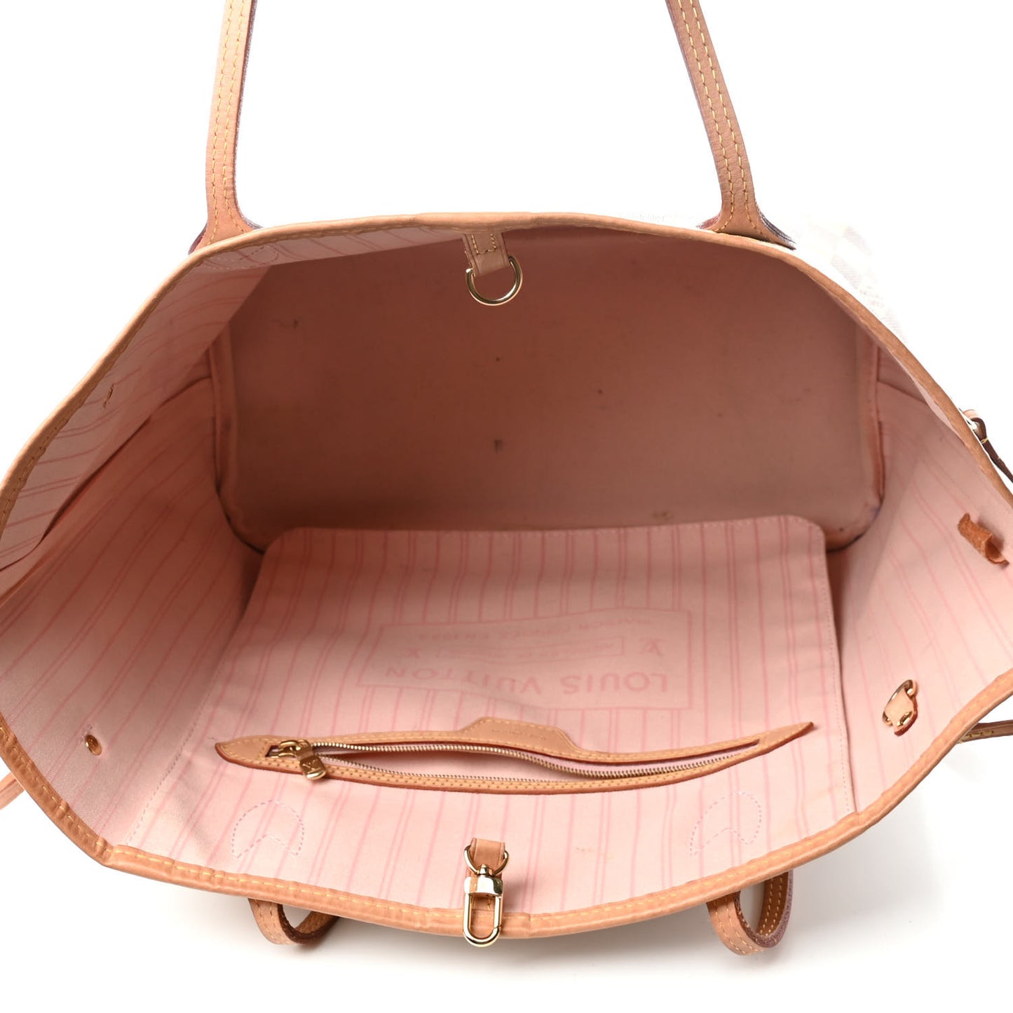 Damier Azur Neo Neverfull MM Rose Ballerine