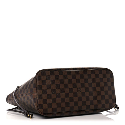 Louis Vuitton Damier Ebene Neo Neverfull MM Rose Ballerine 4 of 24