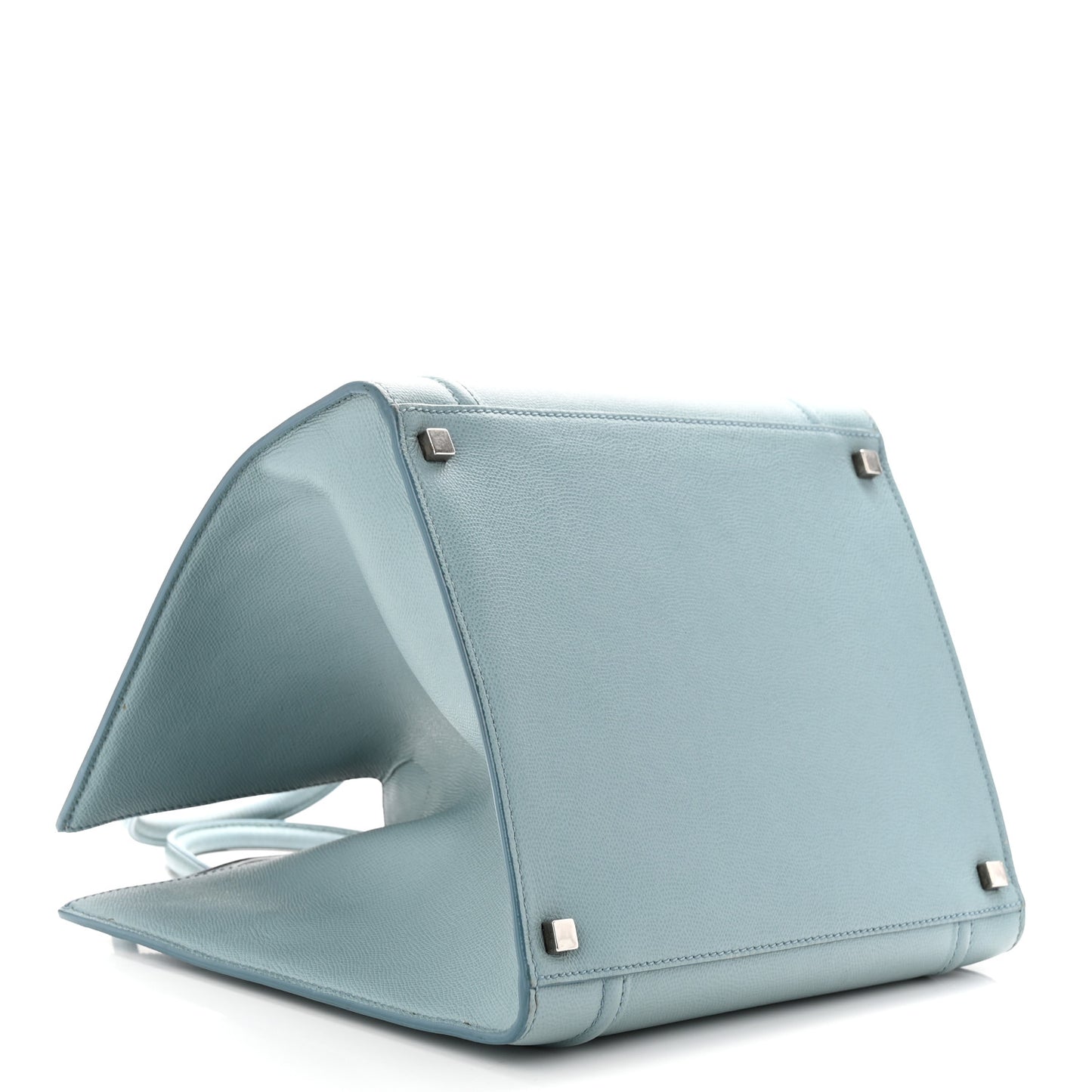 Grained Calfskin Medium Phantom Luggage Sky Blue