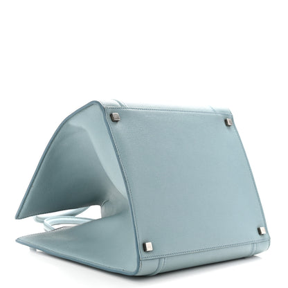 Celine Grained Calfskin Medium Phantom Luggage Sky Blue 4 of 15