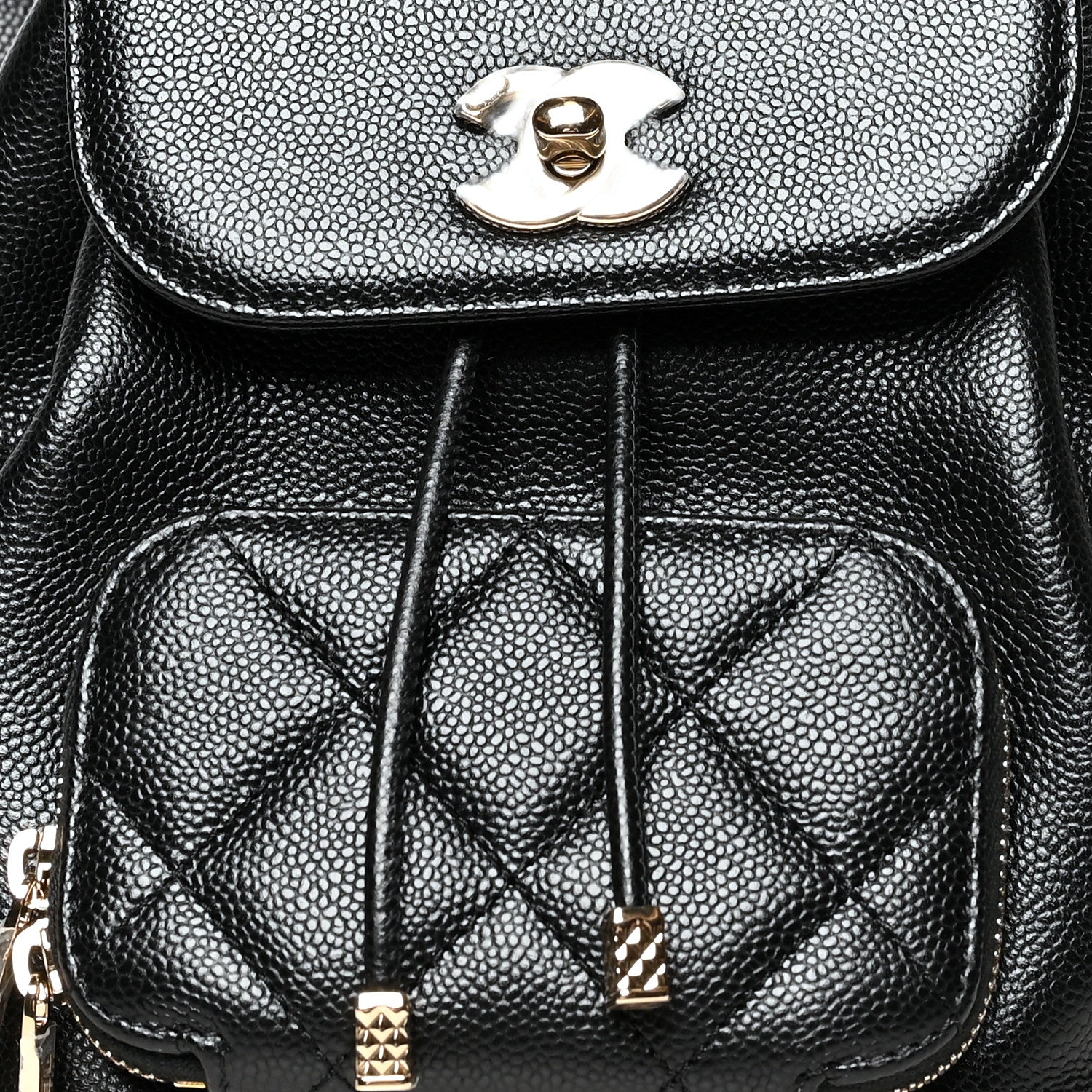 Chanel Caviar Quilted Mini Business Affinity Backpack Black 9 of 13
