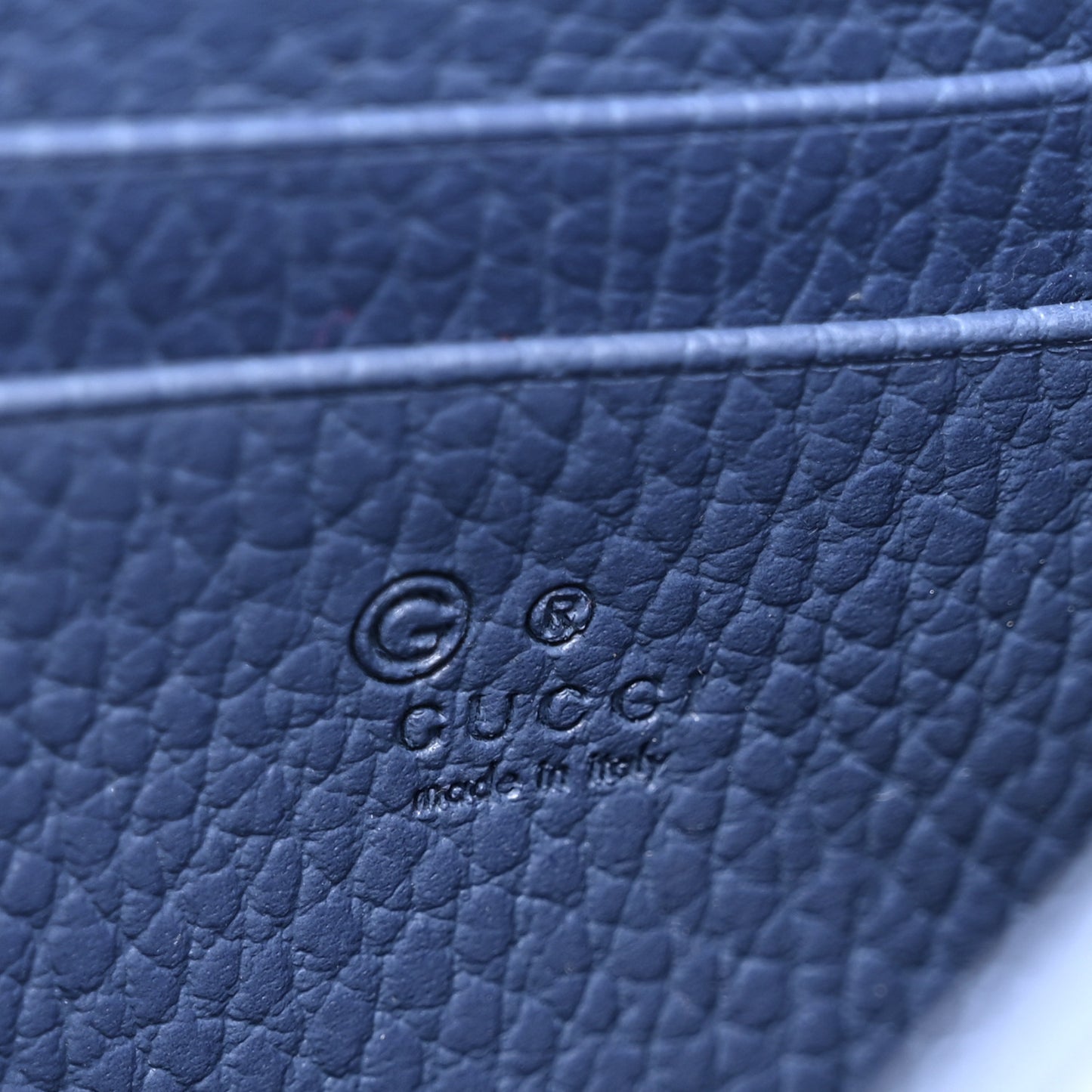 Dollar Calfskin Interlocking G Chain Wallet Caspian